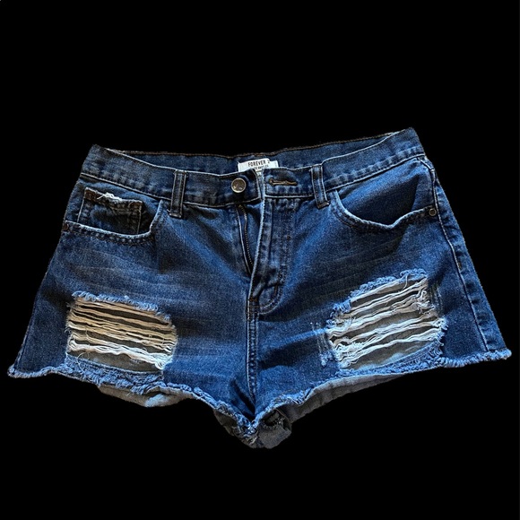 Forever 21 Pants - Forever 21 Distressed Jean Shorts